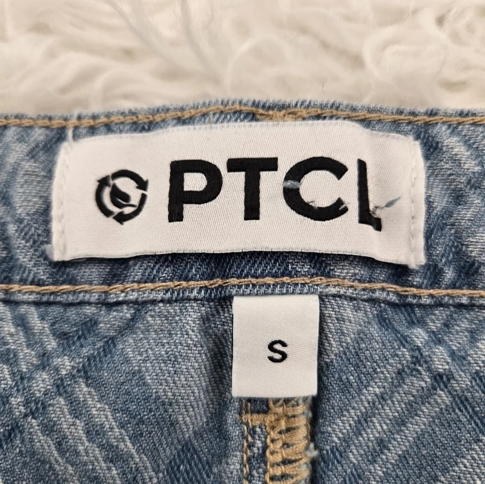 PTCL Ethikal Brand Xyla Plaid Denim Mini skirt Size Small. New.